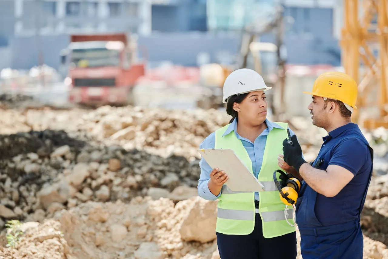 Construction site management and supervision overview