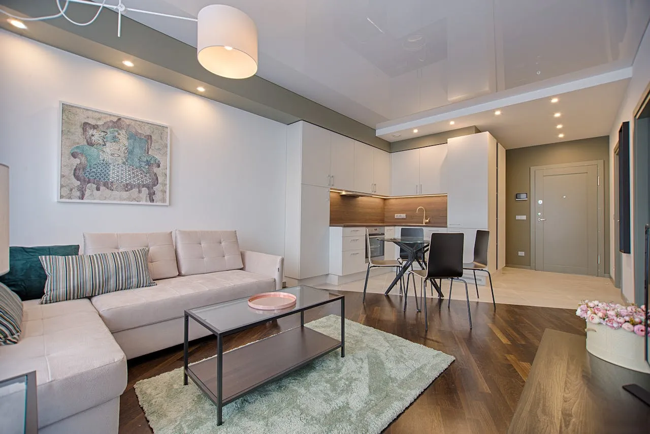 Contemporary apartment interior after full renovation