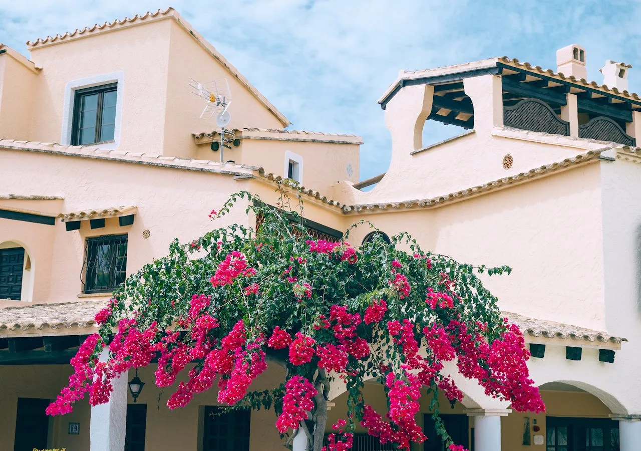 Natural stone texture and precision masonry pattern